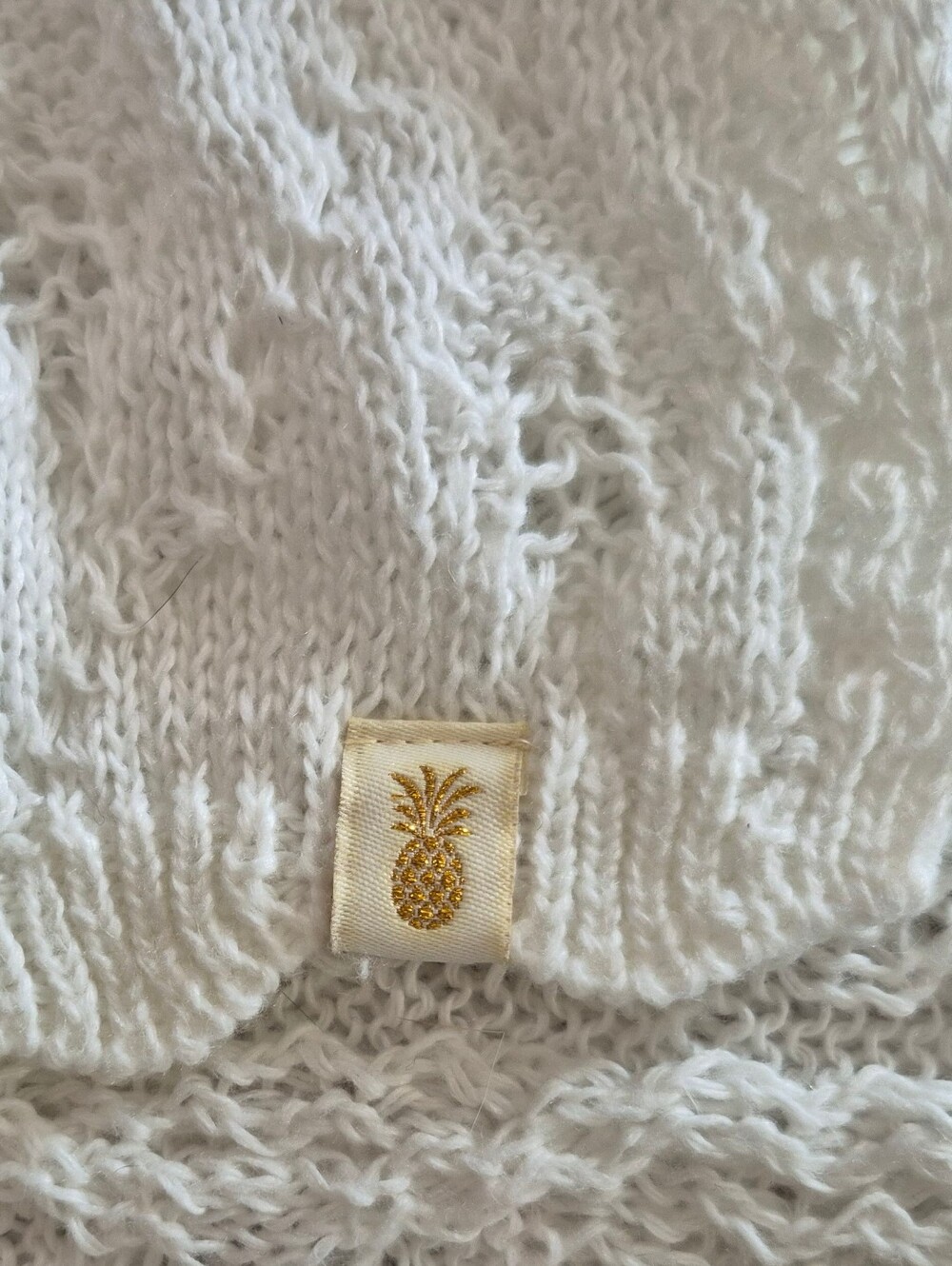Simply Southern-White Crochet Tie-soft Top. Never Worn. NWOT